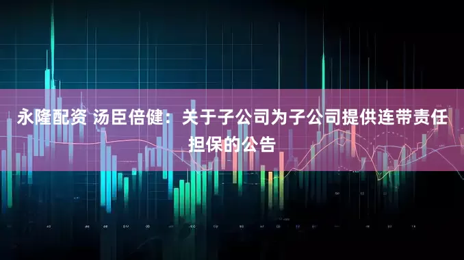 永隆配资 汤臣倍健：关于子公司为子公司提供连带责任担保的公告
