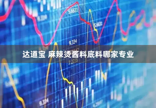 达道宝 麻辣烫酱料底料哪家专业